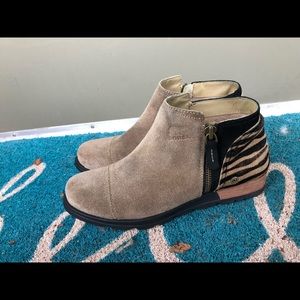 Sorel Major Low Zebra Print Booties! - Sz 9.5